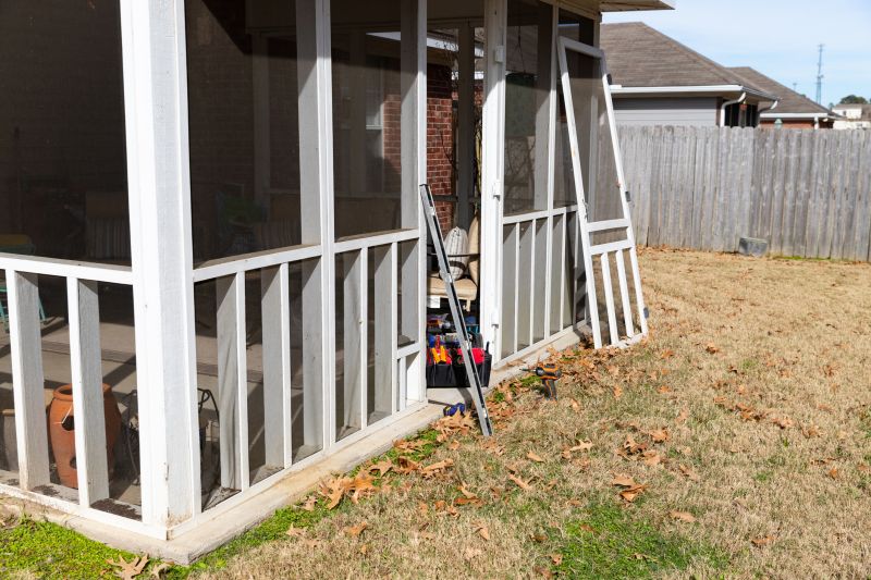 Enclosed Porch Construction