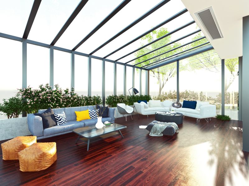 Sunroom with Clear Skies